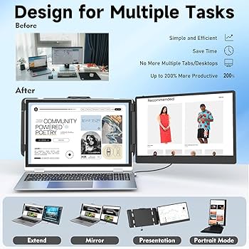 KEFEYA ノートパソコン画面エクステンダー 14インチ ポータブルモニター Amazon.co.jp: KEFEYA ノートパソコン画面エクステンダー 14